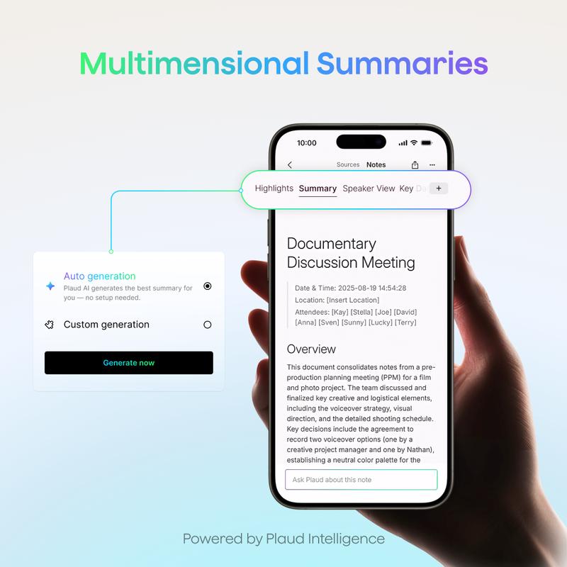 Solrias AI Notetaker